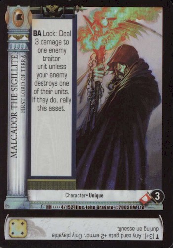 Malcador the Sigillite , First - FOIL